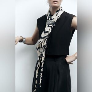 ZARA Plaque Hotel Resort Malibu Silver Brooch